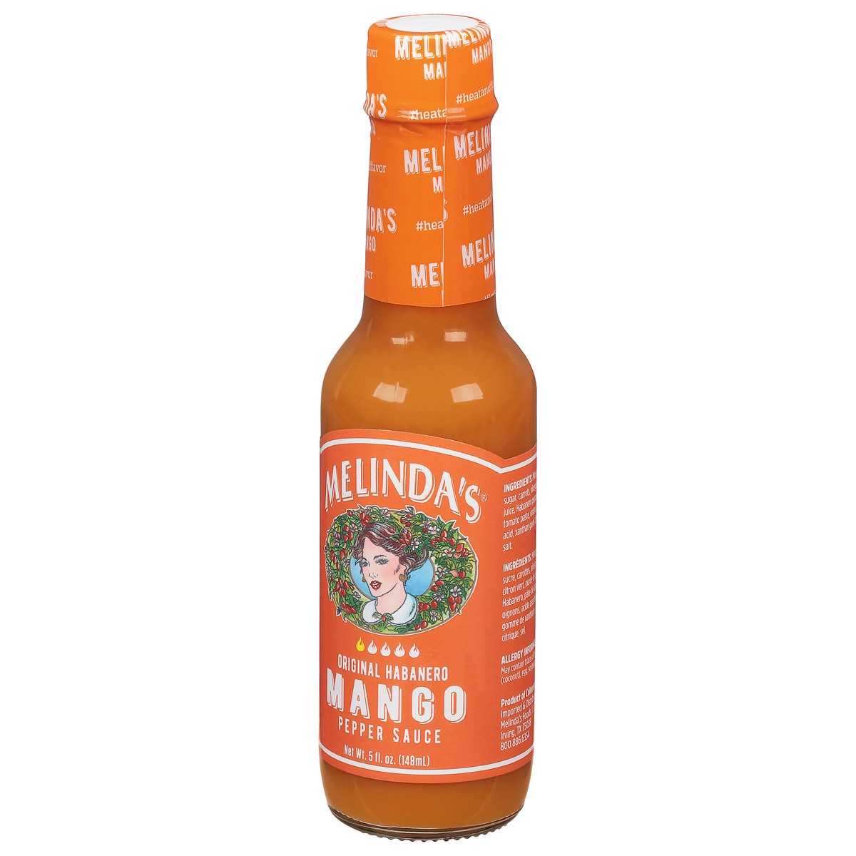 slide 2 of 9, Melinda's Mango Habanero Hot Sauce, 5 fl oz