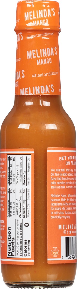 slide 3 of 9, Melinda's Mango Habanero Hot Sauce, 5 fl oz