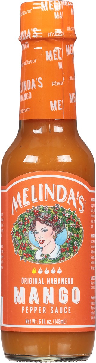 slide 4 of 9, Melinda's Mango Habanero Hot Sauce, 5 fl oz