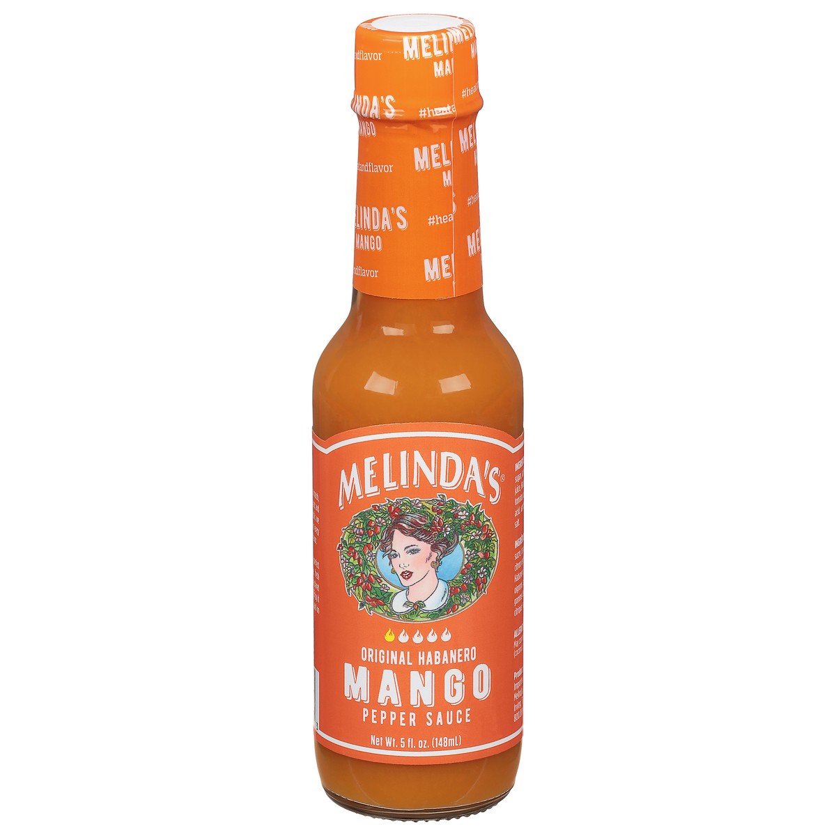 slide 1 of 9, Melinda's Mango Habanero Hot Sauce, 5 fl oz
