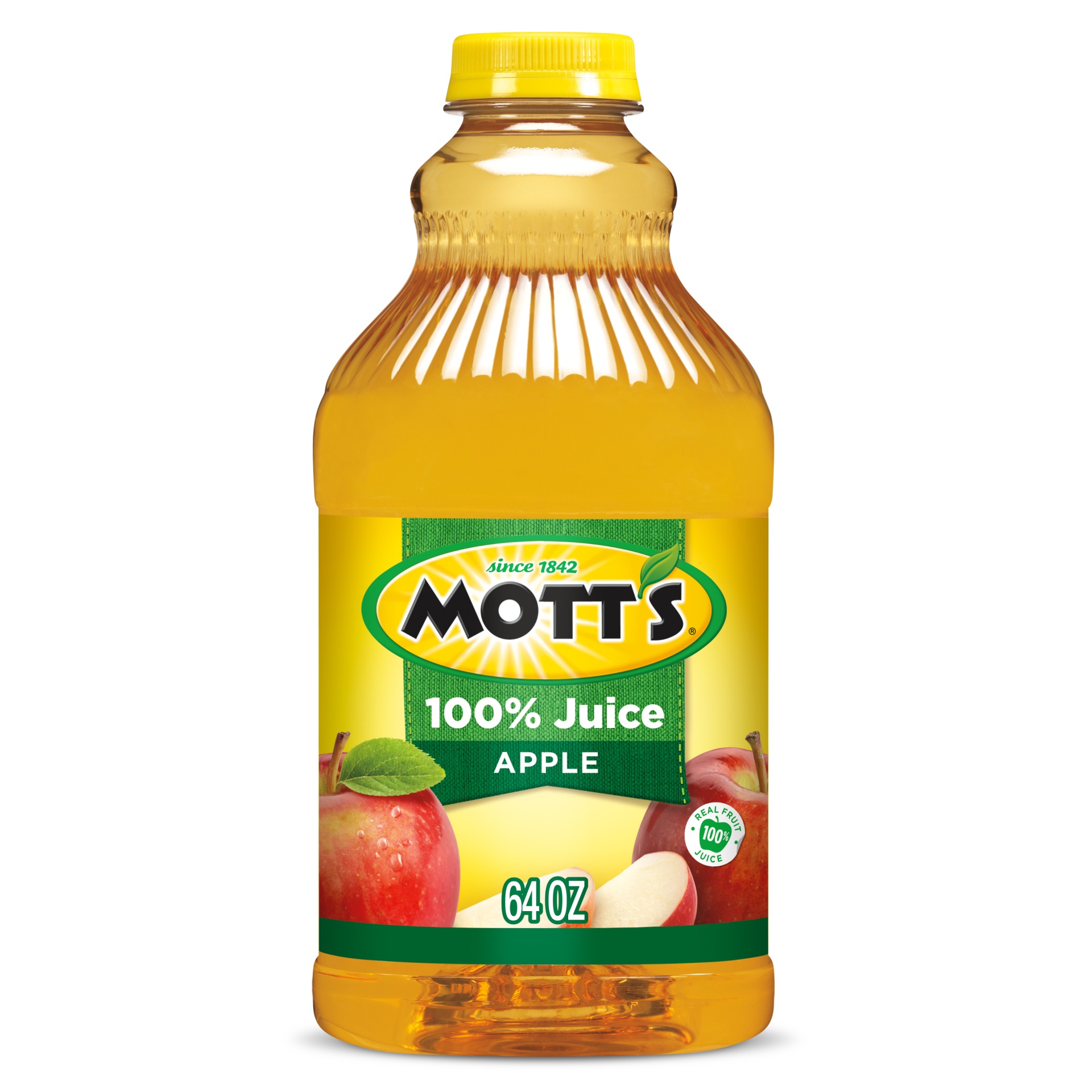slide 1 of 2, Mott's 100% Original Apple Juice Bottle, 64 fl oz