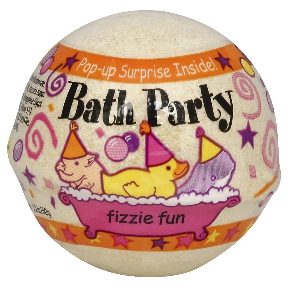 slide 1 of 1, Sinclair & Valentine Bath Party Fizzie Fun, 2 oz