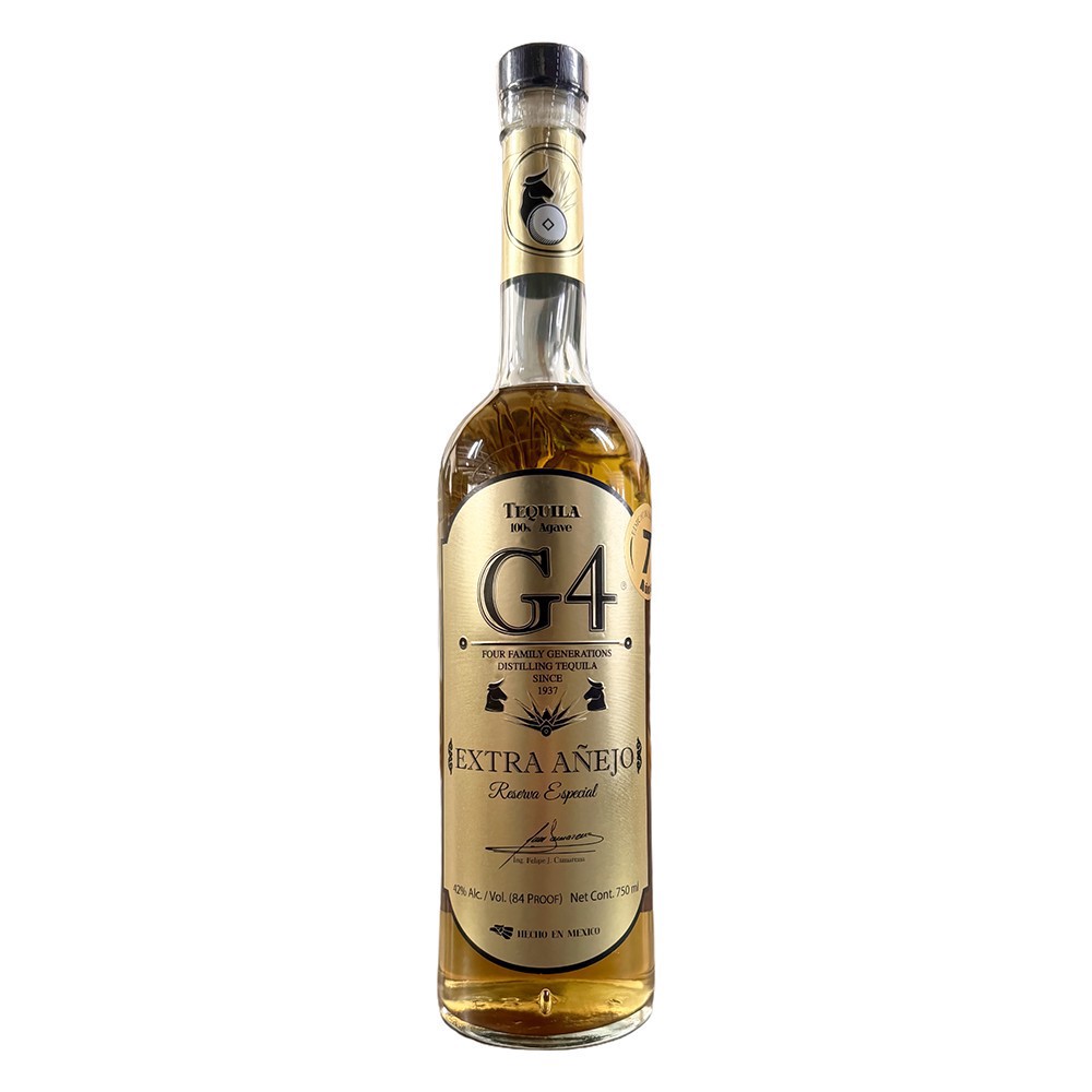 slide 1 of 1, G4. Premium Tequila - Extra Anejo 7yr, 750 ml