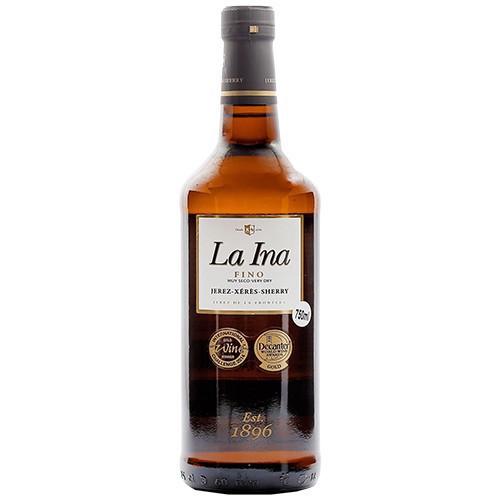 slide 1 of 1, La Ina Fino Sherry - 750 ml, 750 ml