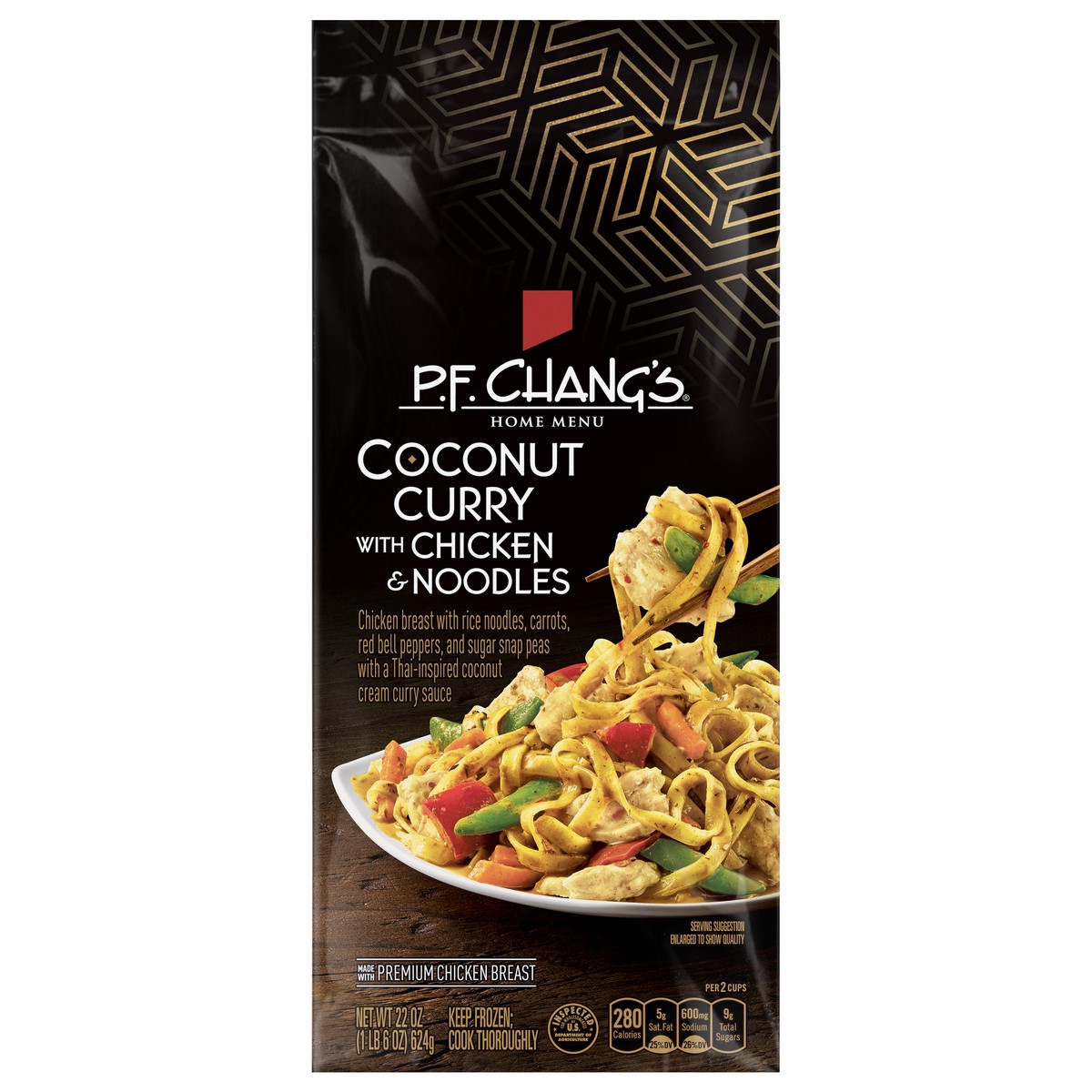 slide 7 of 10, P.F. Chang's Home Menu Coconut Curry with Chicken & Noodles 22 oz, 22 oz