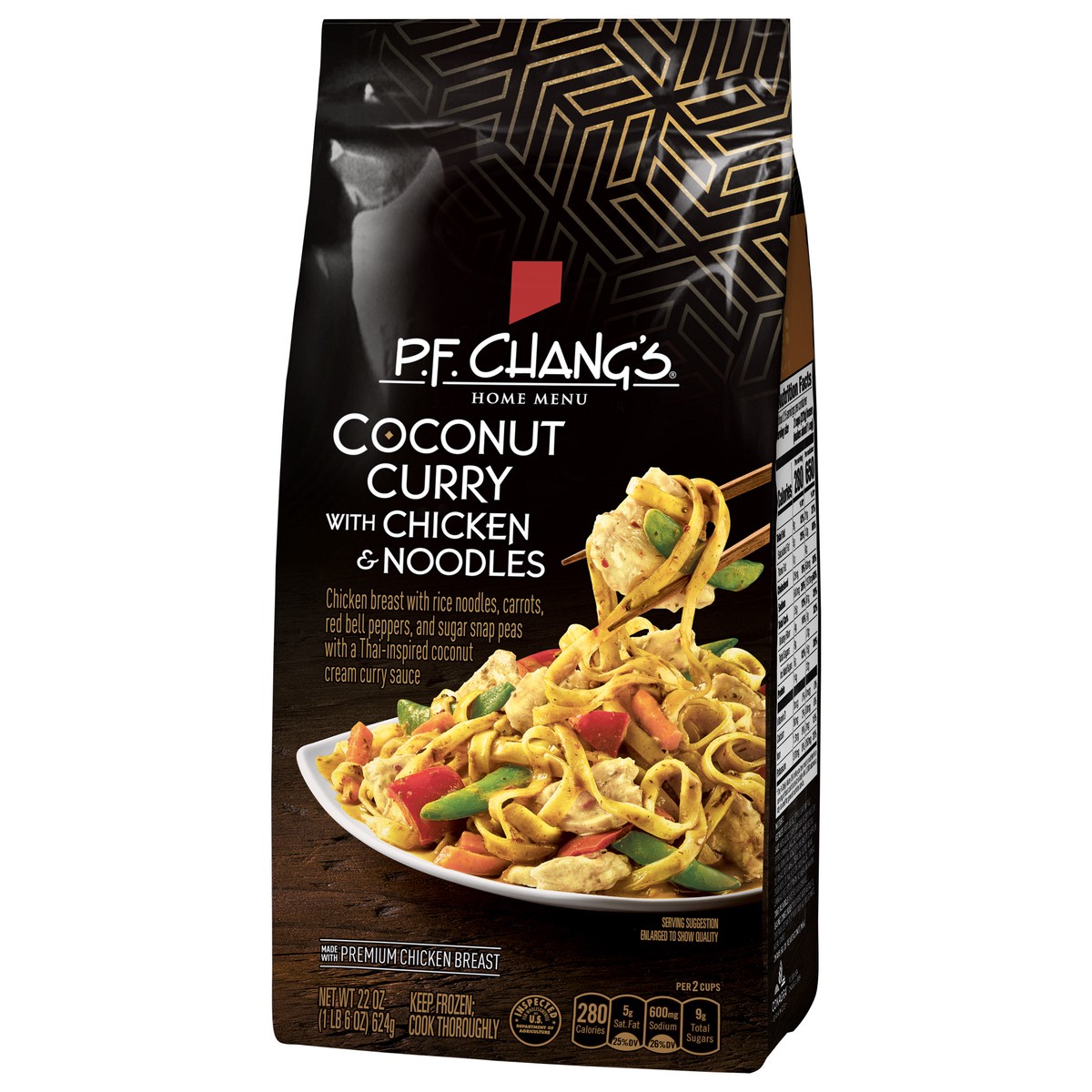 slide 3 of 10, P.F. Chang's Home Menu Coconut Curry with Chicken & Noodles 22 oz, 22 oz