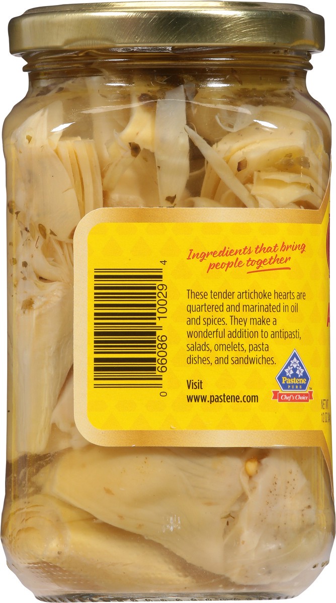 slide 3 of 9, Pastene Quartered & Marinated Artichoke Hearts 12 oz, 12 oz