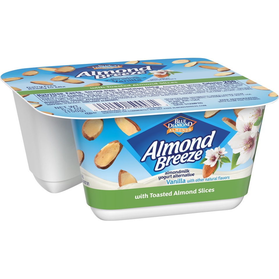 slide 2 of 4, Almond Breeze Vanilla Toasted Almond Yogurt, 5.3 oz