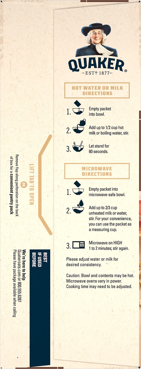 slide 2 of 5, Quaker Instant Oatmeal, 10 ct