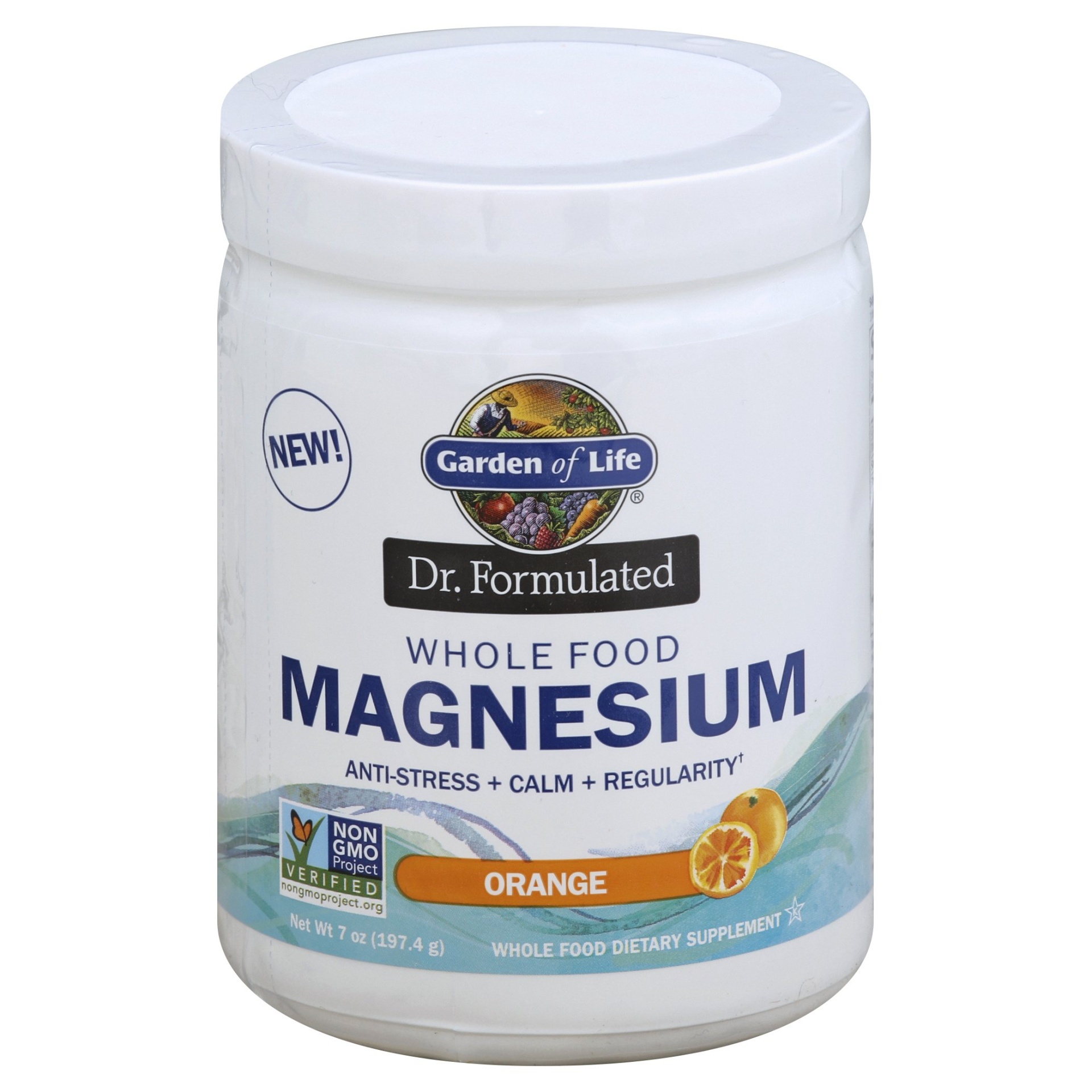 slide 1 of 2, Garden of Life Magnesium 7 oz, 7 oz