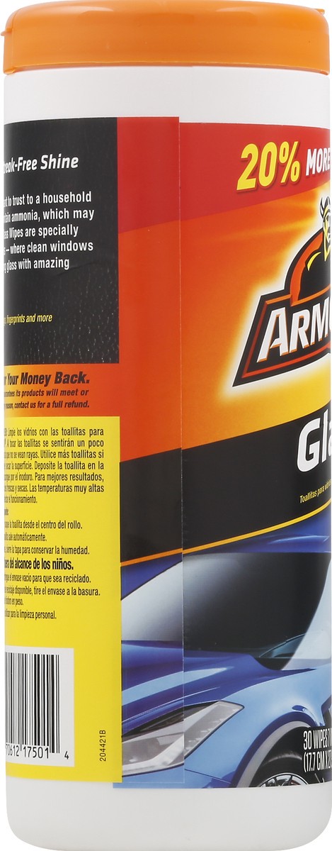 slide 5 of 7, Armor All Glass Wipes (30 Count), 1 ct