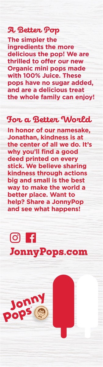 slide 6 of 12, Jonny Pop- Mini Ice Pop, 11.2 oz