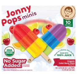 Jonny Pops Organic Color Burst NSA Minis