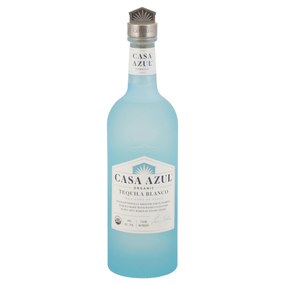 slide 1 of 11, Casa Azul Organic Tequila Blanco 750 ml, 750 ml