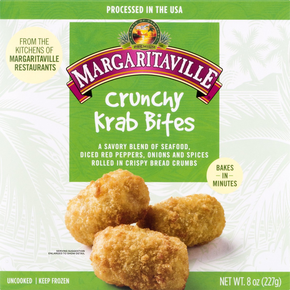 slide 8 of 13, Margaritaville Krab Bites, 12/8 oz