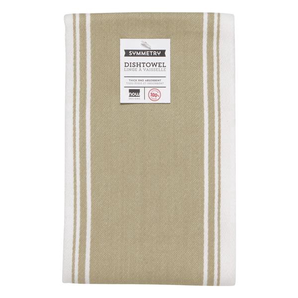 slide 1 of 1, Now Designs Symmetry Tea Towel Sandstone, 1 ct
