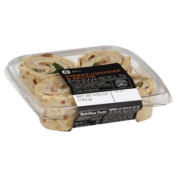 slide 1 of 1, Publix Deli Pinwheels, Turkey, Cheddar & Bacon, 4.95 oz