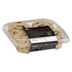 Publix Deli Pinwheels, Turkey, Cheddar & Bacon