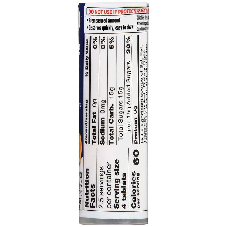 slide 5 of 5, Walgreens Glucose Tablets Orange, 10 ct