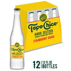 Topo Chico Strawberry Guava Hard Seltzer 12 - 12 fl oz Bottles