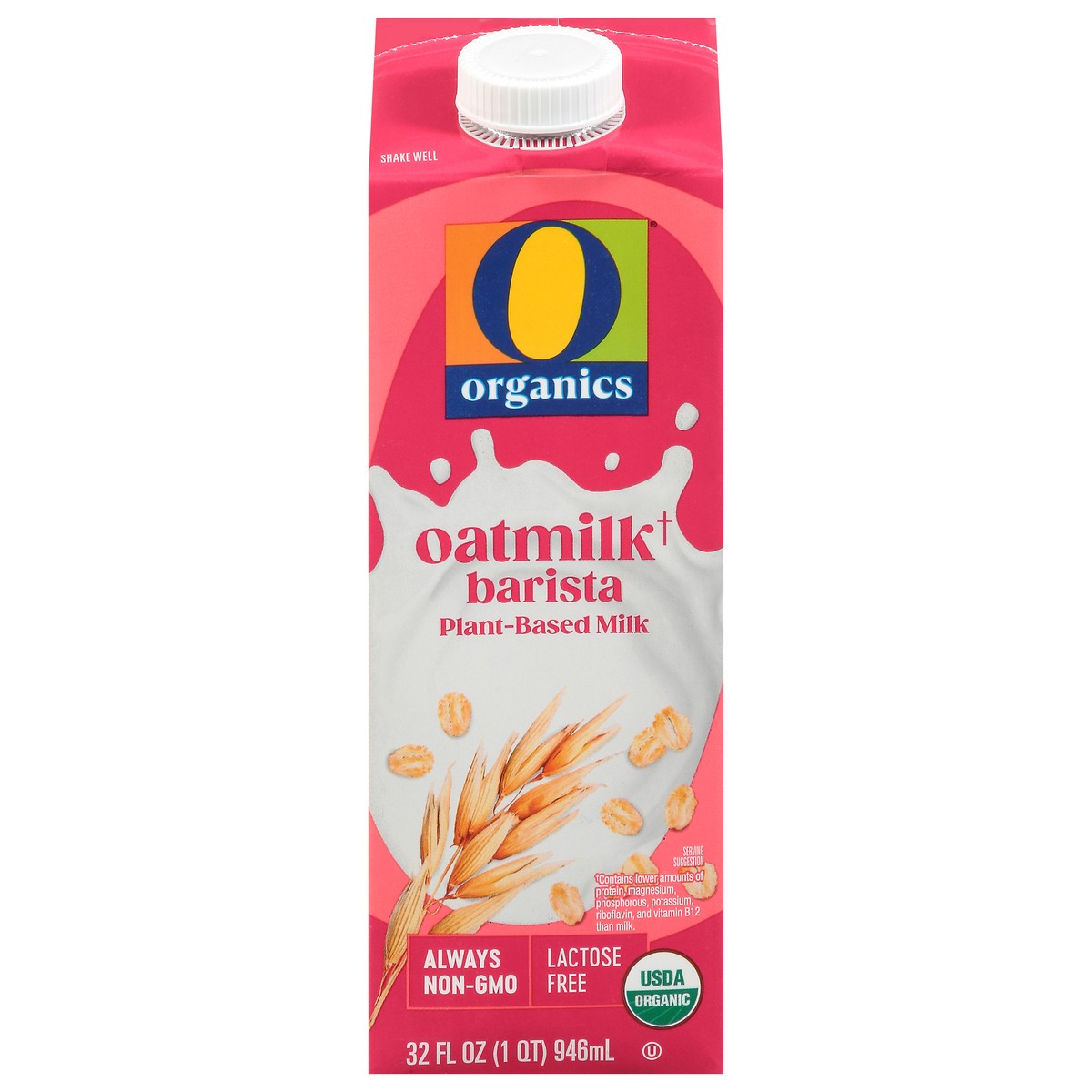 slide 2 of 4, O Organics Oatmilk Barista Unsweetened 32 Fz - 32 FZ, 32 fl oz
