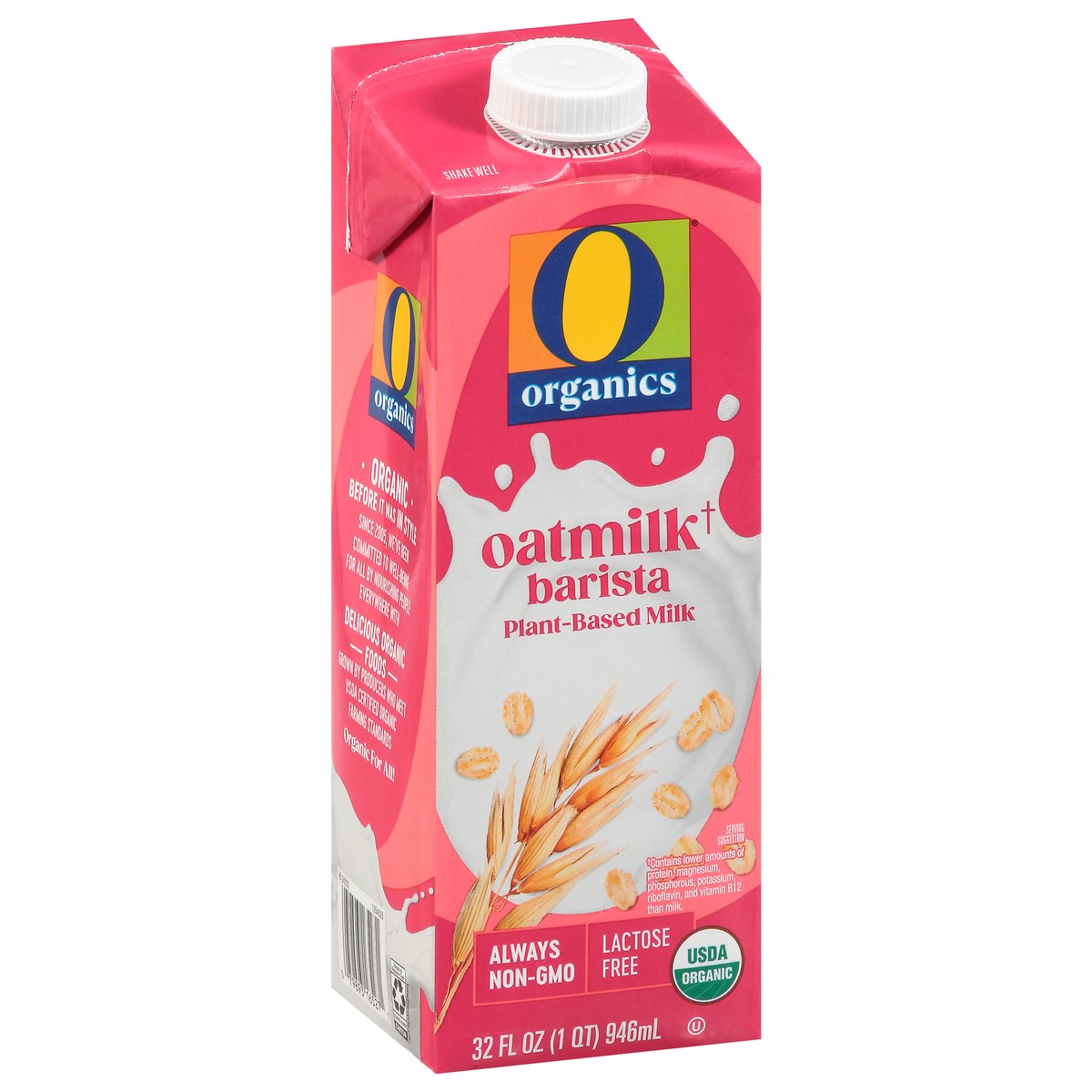 slide 4 of 4, O Organics Oatmilk Barista Unsweetened 32 Fz - 32 FZ, 32 fl oz