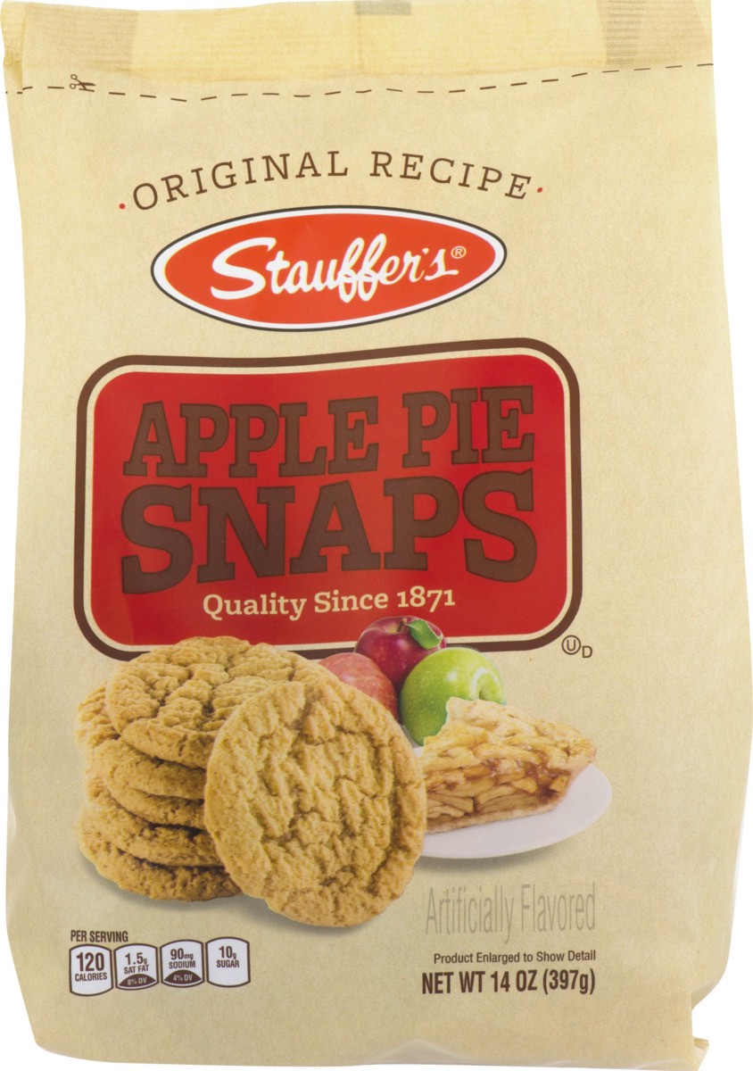 slide 3 of 9, Stauffer's Original Recipe Apple Pie Snaps, 14 oz