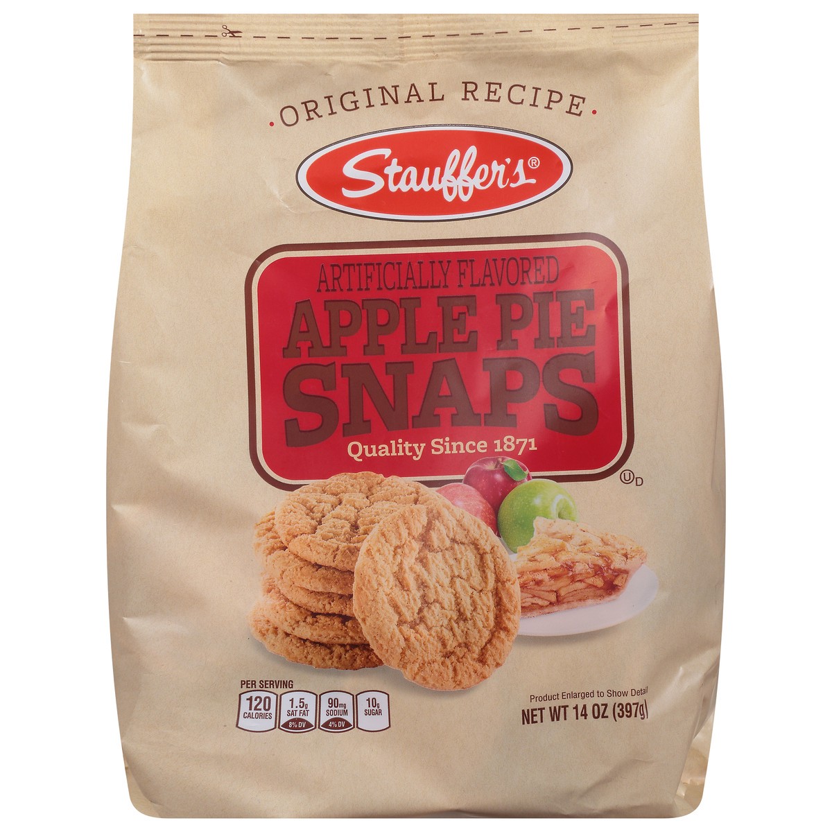 slide 1 of 9, Stauffer's Original Recipe Apple Pie Snaps, 14 oz