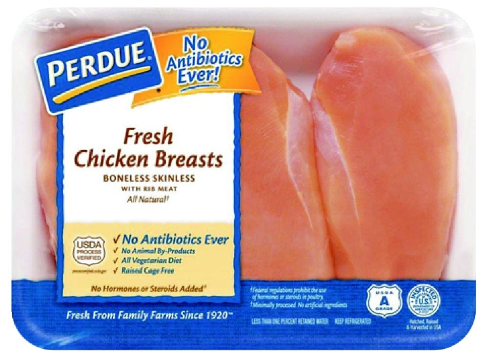 slide 1 of 1, Perdue Fit & Easy Fresh Chicken Breasts Boneless & Skinless (3 per Pack), per lb