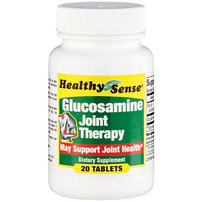 slide 1 of 1, Healthy Sense Glucosamine 500mg Tablets, 20 ct