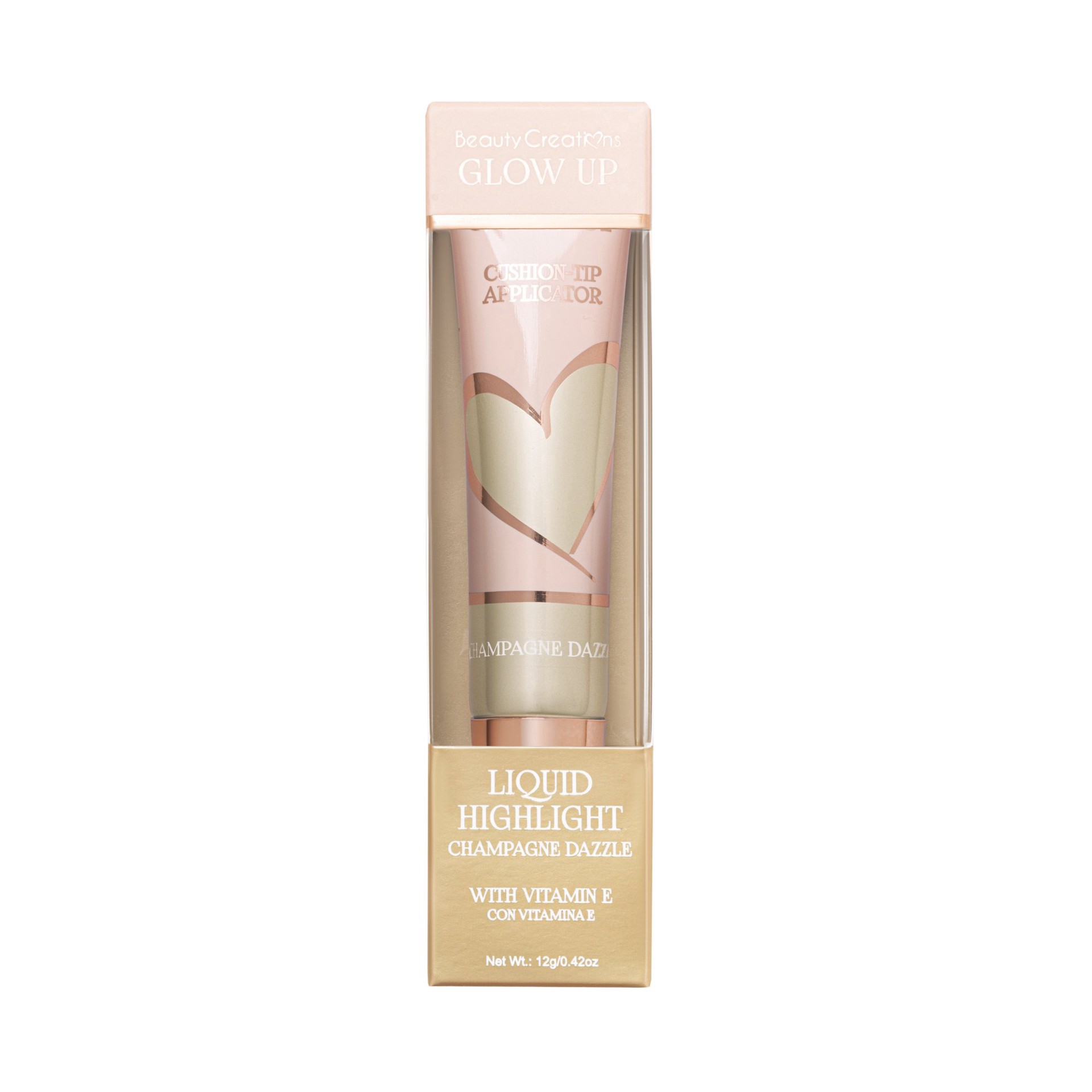 slide 1 of 1, Beauty Creations Glow Up Liquid Highlight - Champagne Dazzle, 0.42 oz