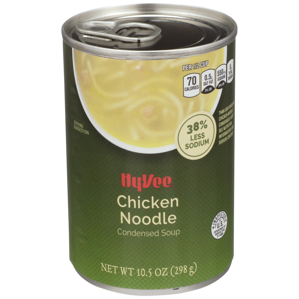 slide 1 of 1, Hy-vee Chicken Noodle Condensed Soup, 10.5 oz