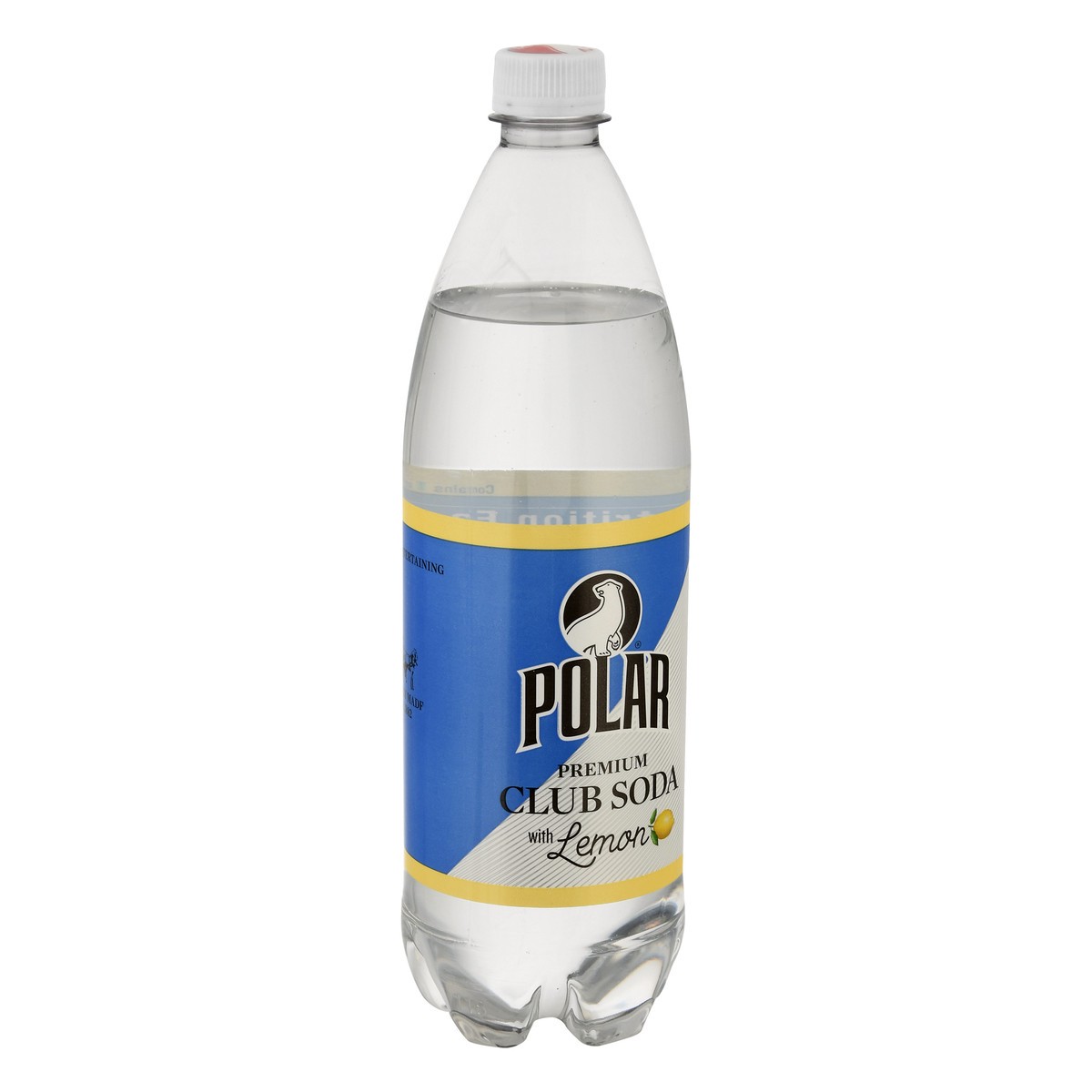 slide 5 of 13, Polar Lemon Club Soda Single - 1 l, 1 l