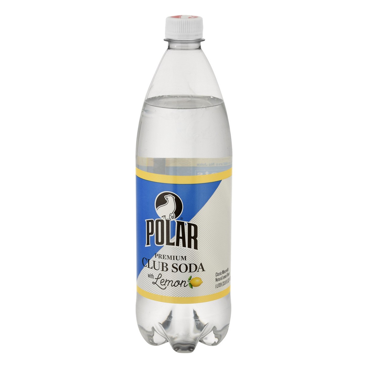 slide 12 of 13, Polar Lemon Club Soda Single - 1 l, 1 l