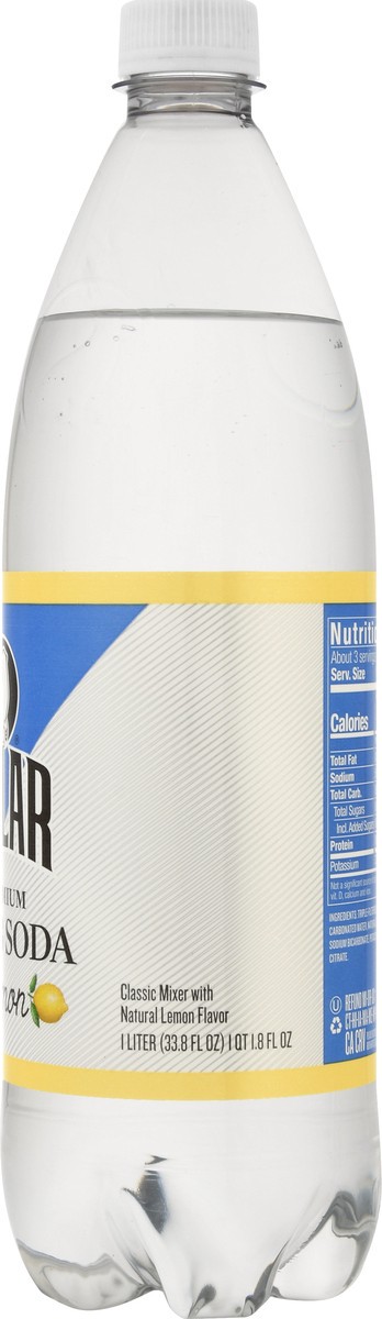 slide 4 of 13, Polar Lemon Club Soda Single - 1 l, 1 l