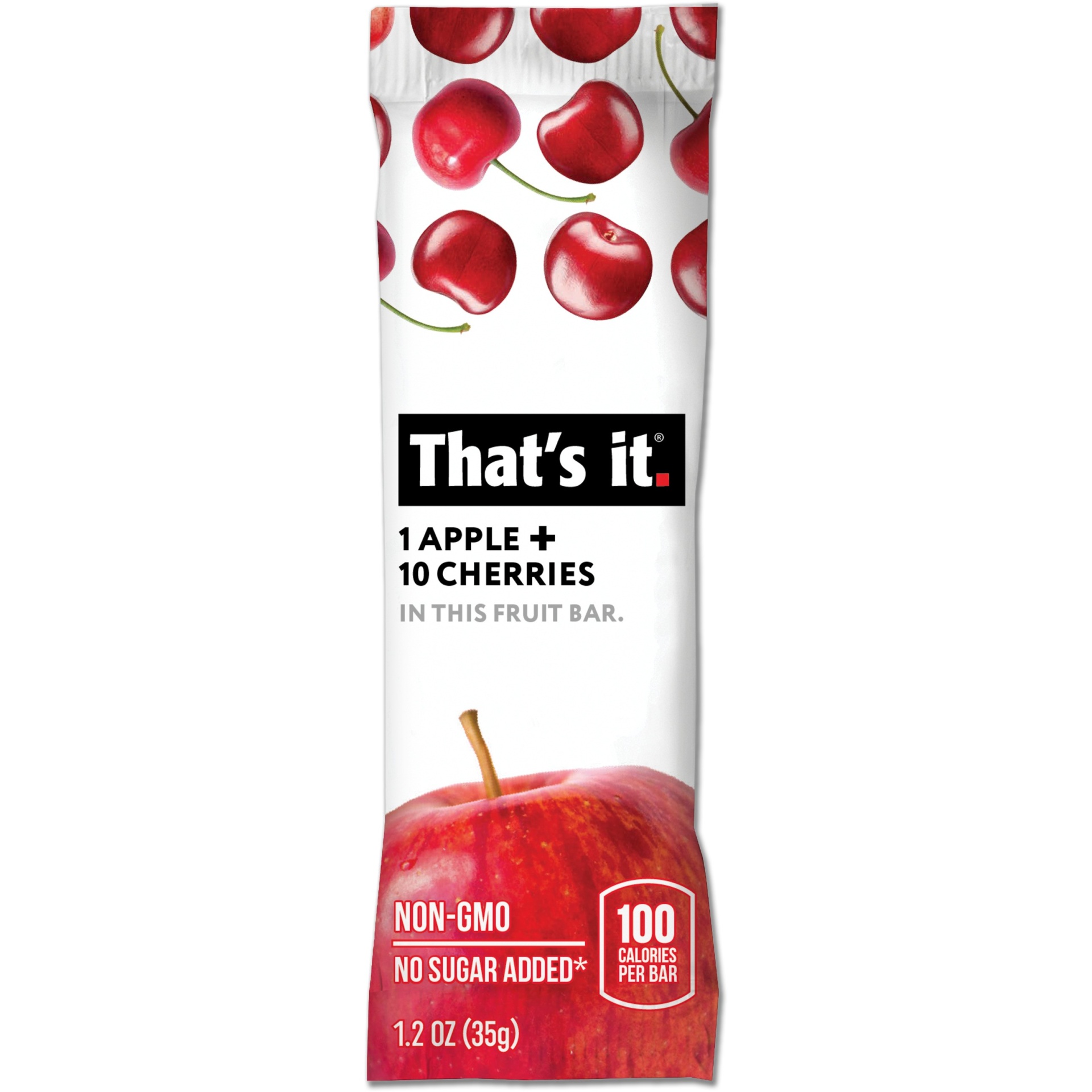 slide 1 of 1, That's it. Apple & Cherries Fruit Bar Caddie, 1.2 oz