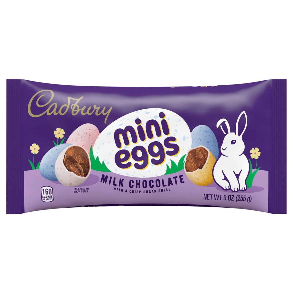 slide 1 of 7, CADBURY MINI EGGS Milk Chocolate, Easter Candy Bag, 9 oz, 9 oz