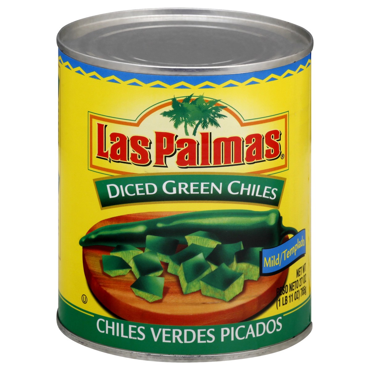 slide 11 of 13, Las Palmas Diced Mild Green Chiles 27 oz, 27 oz