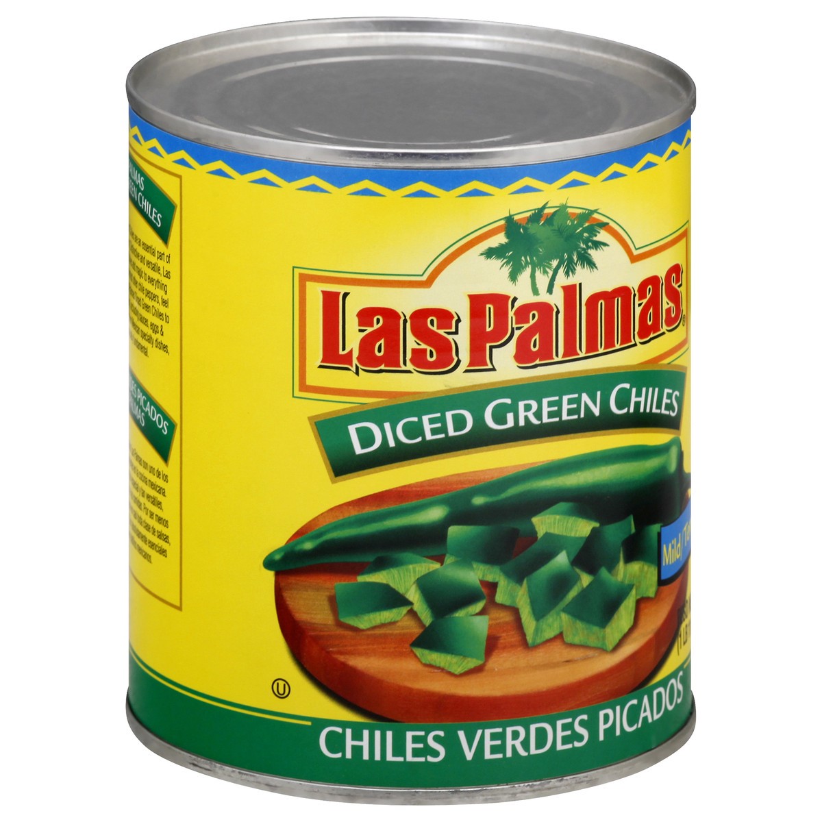 slide 7 of 13, Las Palmas Diced Mild Green Chiles 27 oz, 27 oz