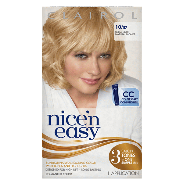 slide 1 of 1, Clairol Nice 'n Easy Ultra Light Natural Blonde Hair Color, 10.1 oz