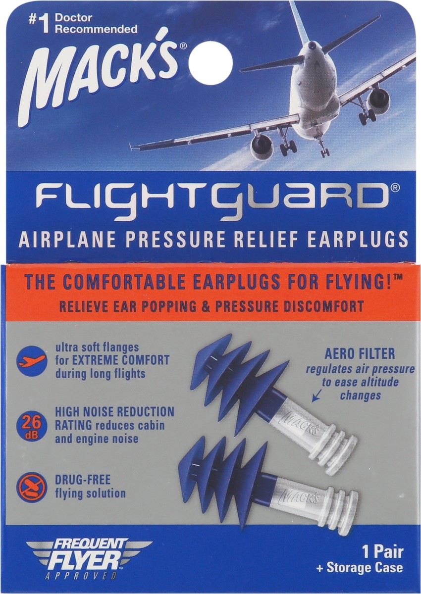 slide 2 of 12, Mack's Macks Ear Plugs Flightguard, 2 ct