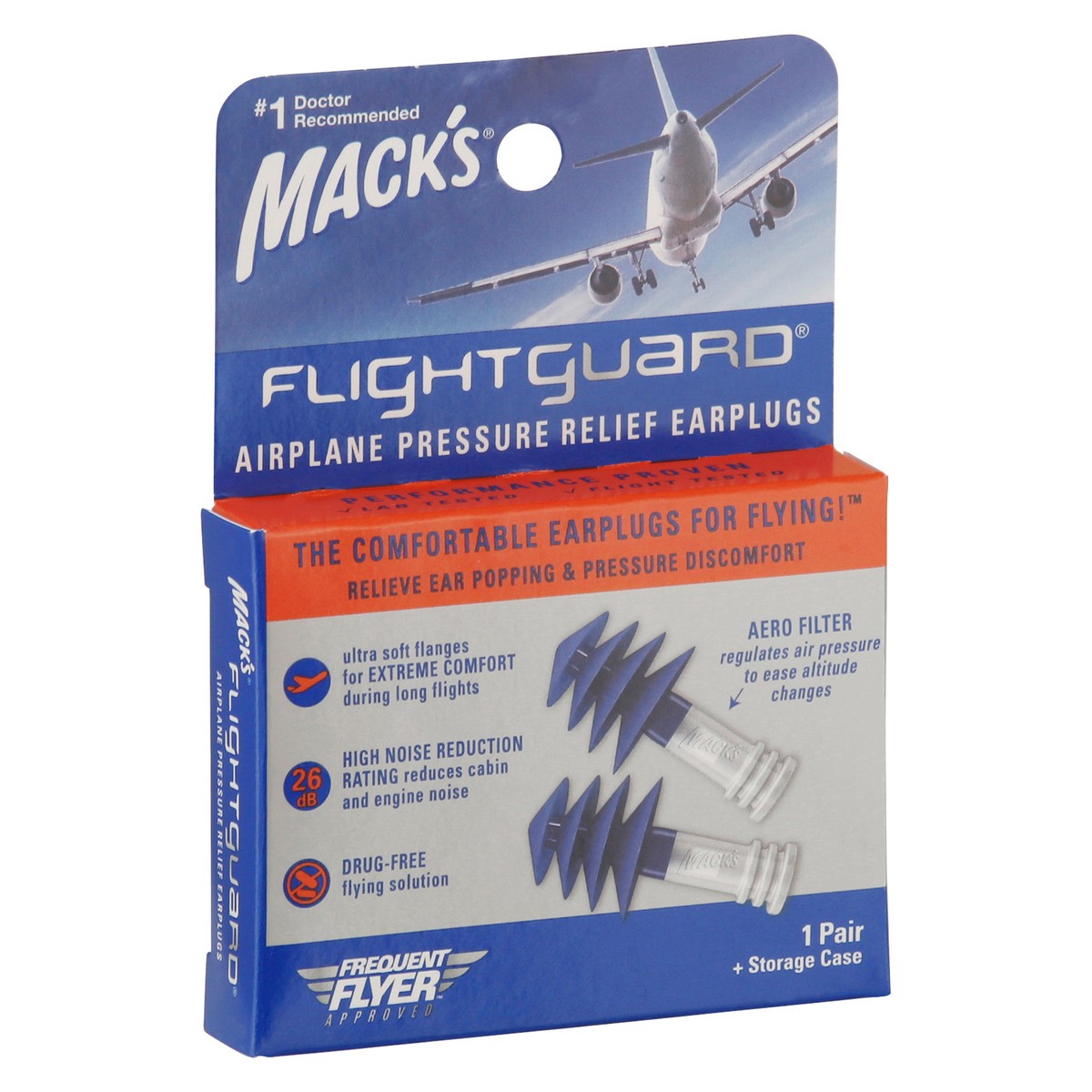 slide 8 of 12, Mack's Macks Ear Plugs Flightguard, 2 ct