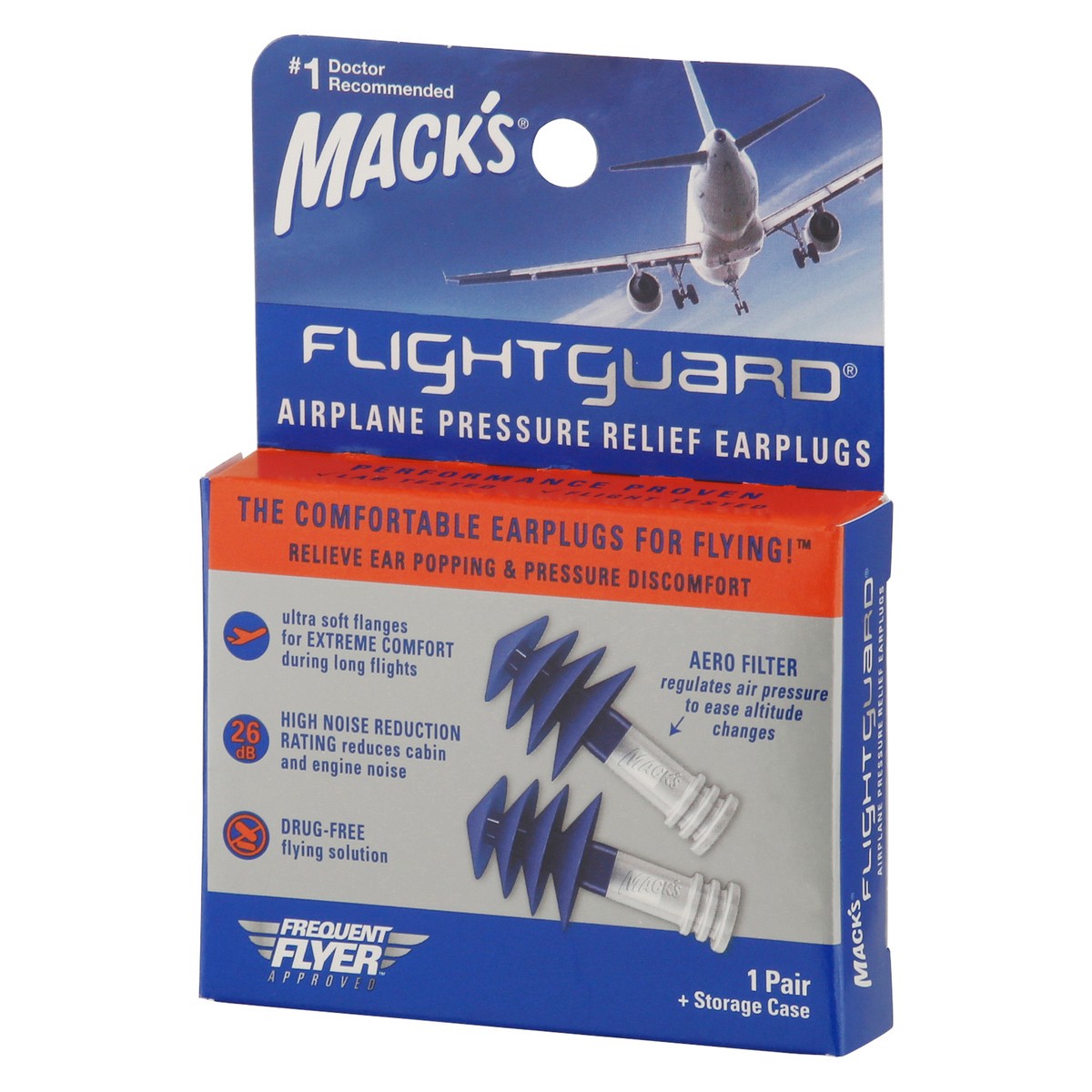 slide 9 of 12, Mack's Macks Ear Plugs Flightguard, 2 ct