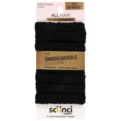 scünci All Hair Ponytailers - 8 ea
