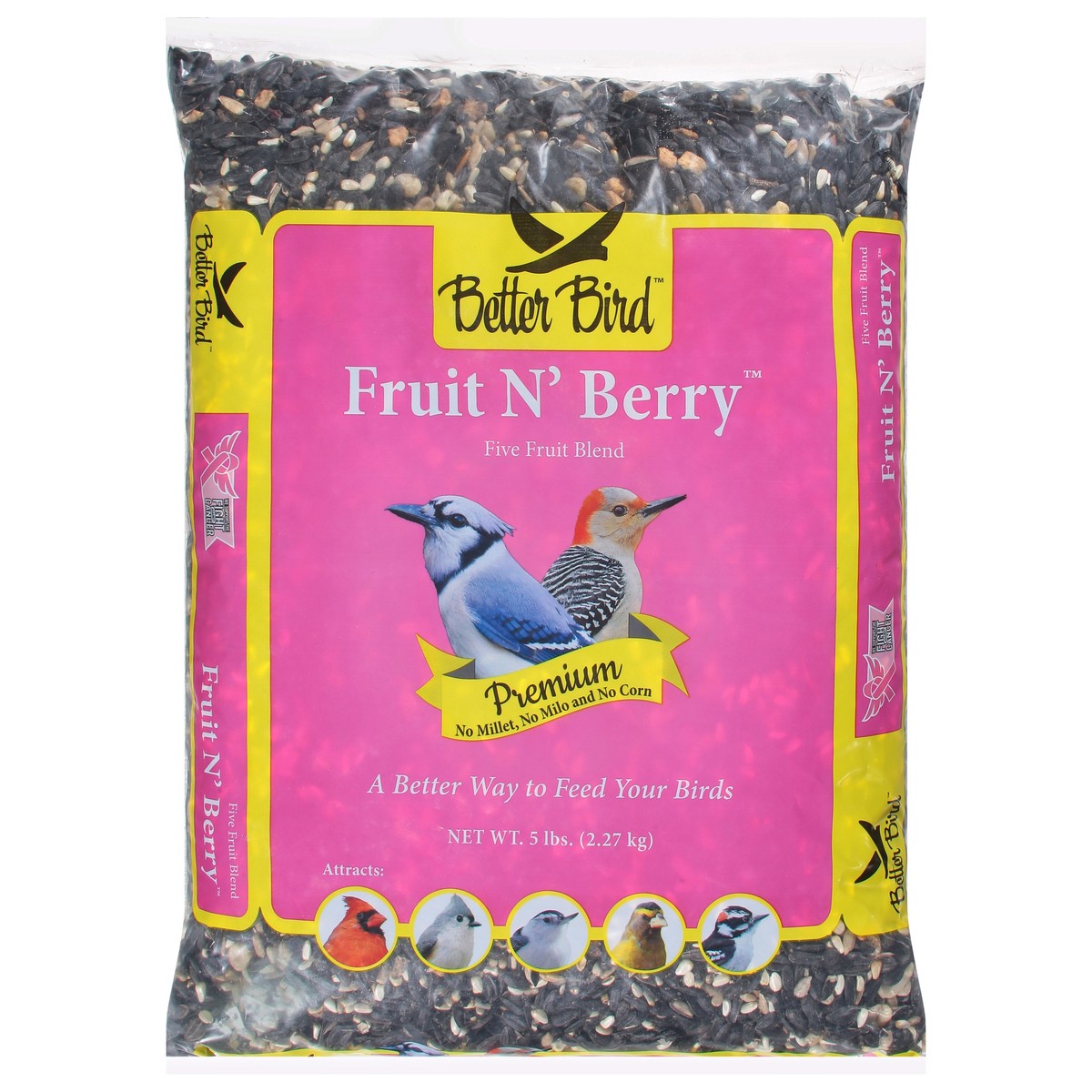 slide 5 of 14, Better Bird Fruit N' Berry Premium Bird Food 5 lb, 5 lb