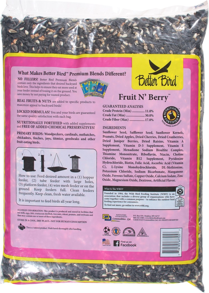 slide 12 of 14, Better Bird Fruit N' Berry Premium Bird Food 5 lb, 5 lb
