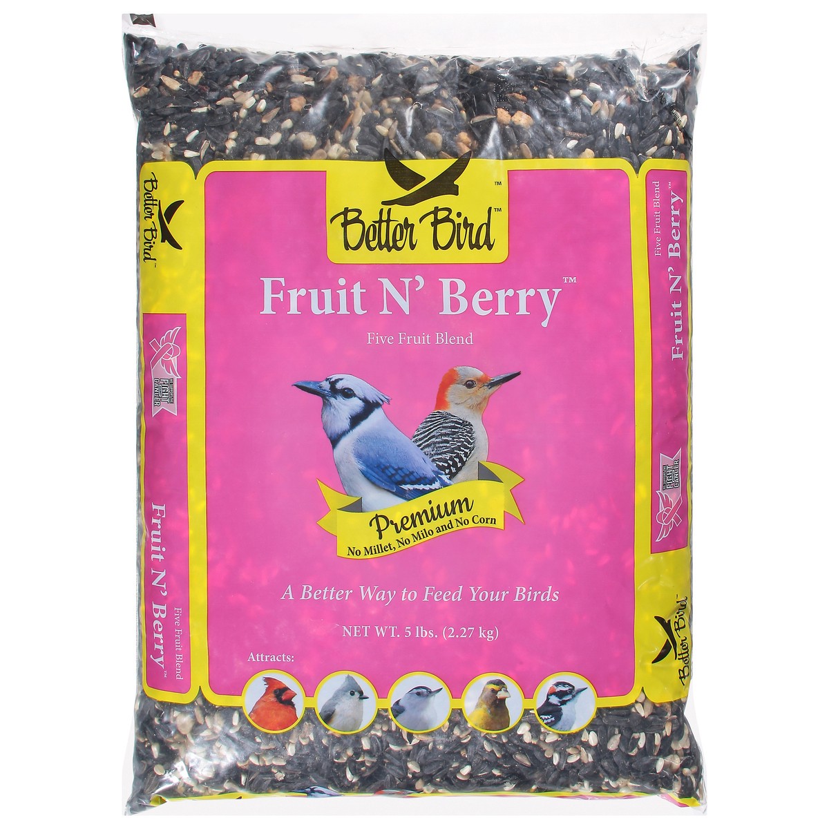 slide 1 of 14, Better Bird Fruit N' Berry Premium Bird Food 5 lb, 5 lb