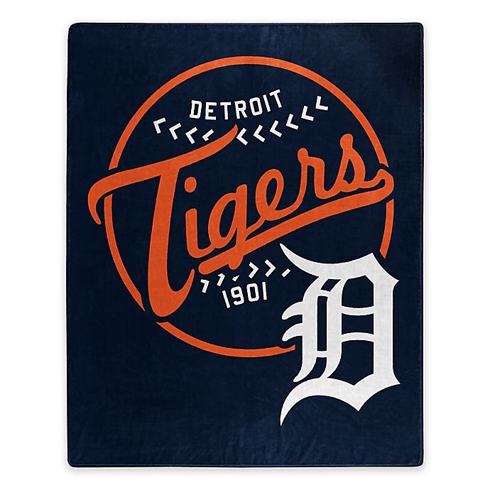 slide 1 of 1, MLB Detroit Tigers Jersey Raschel Throw Blanket, 1 ct