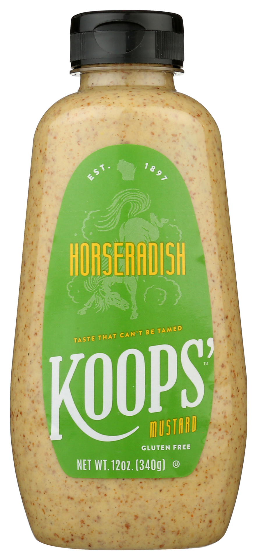 slide 1 of 5, Koops' Horseradish Mustard 12 oz, 12 oz