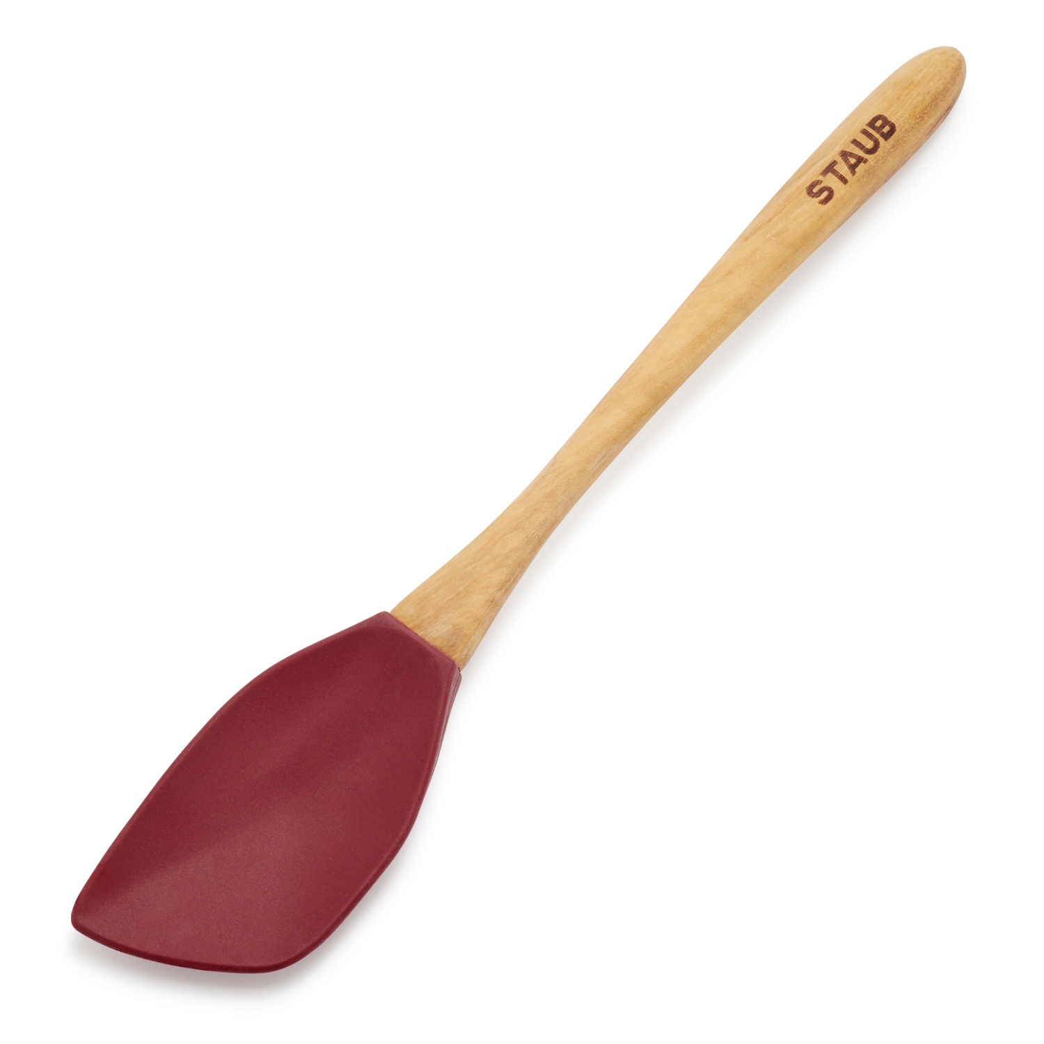 Staub Olivewood 12 Silicone Spoon Spatula - Dark Blue 